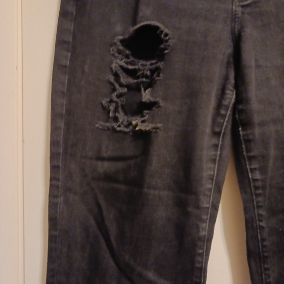 Ralph Lauren Black ripped Jean pants sz 16 nwto - Picture 5 of 7